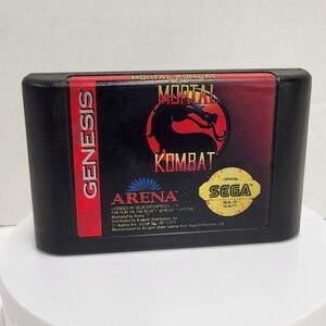 Mortal Kombat (Sega Genesis, 1993) Tested Works Cart Only MK Retro Video Game
